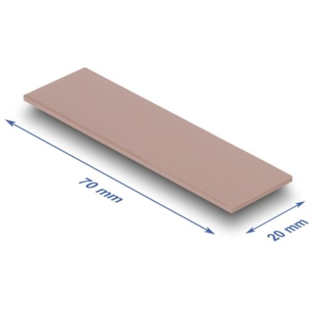 Wärmeleitpad 70 x 20 x 1,75 mm für M.2 Module 3,0 W/mK - Silikonfrei