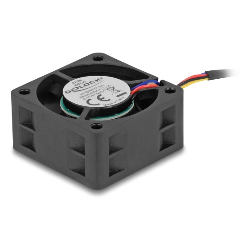 DeLOCK 67299 système de refroidissement d’ordinateur Boitier PC Ventilateur 4 cm Noir 1 pièce(s)