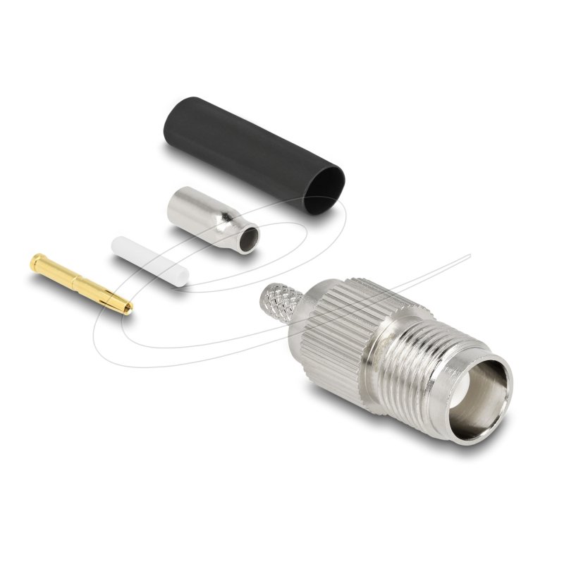 DeLOCK 91762 connecteur coaxial TNC 1 pièce(s) 50 Ohm