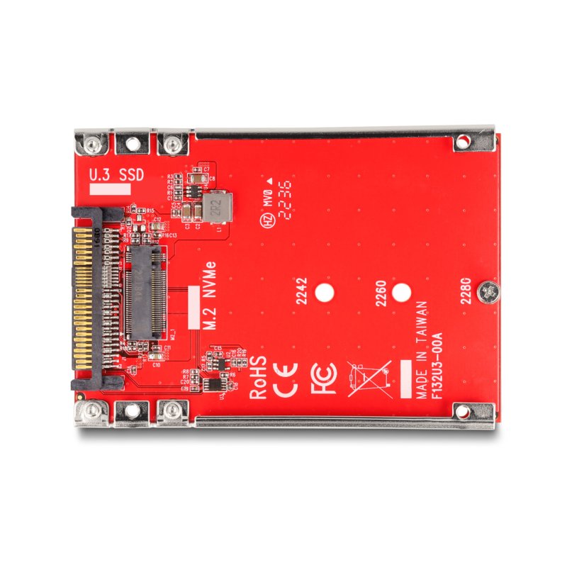 DeLOCK Convertisseur 2.5″ U.3 SFF-8639 à M.2 NVMe Touche M - 7 mm