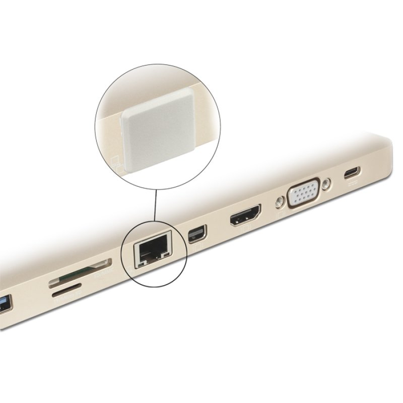 Staubschutz für RJ45 Buchse ohne Griff 10 Stück weiß