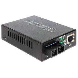 DeLOCK 86215 convertisseur de support réseau 100 Mbit/s 1310 nm Monomode Noir