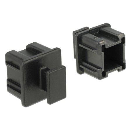 DeLOCK 64012 socket safety cover Black 10 pc(s)