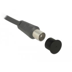 DeLOCK 60165 protection de sécurité pour prise F jack Noir 10 pièce(s)