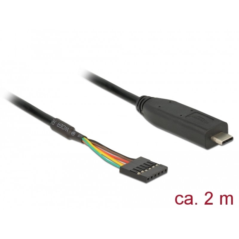 DeLOCK 63913 USB cable 2 m USB C Black