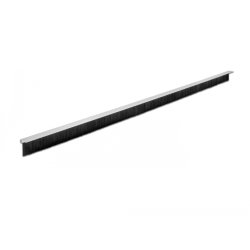 DeLOCK Barrette à brosse 40 mm avec un profilé aluminium angulé - longueur 1 m