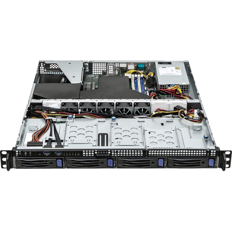 Asrock 1U4LW-X570 serveur barebone AMD X570 Emplacement AM4 Rack (1 U)