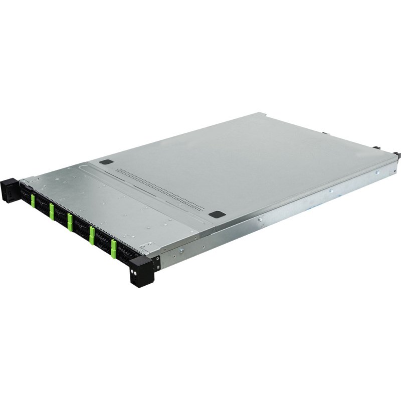 Asrock 1U12E-GENOA/2L2T server barebone AMD SoC LGA 6096 Rack (1U) Grey