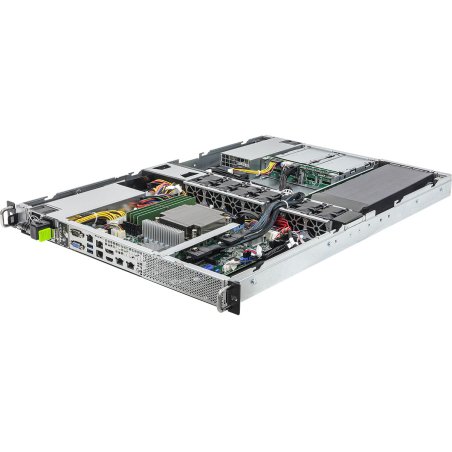 Asrock 1U1G-W680/2L2T serveur barebone Intel W680 LGA 1700 Rack (1 U) Gris