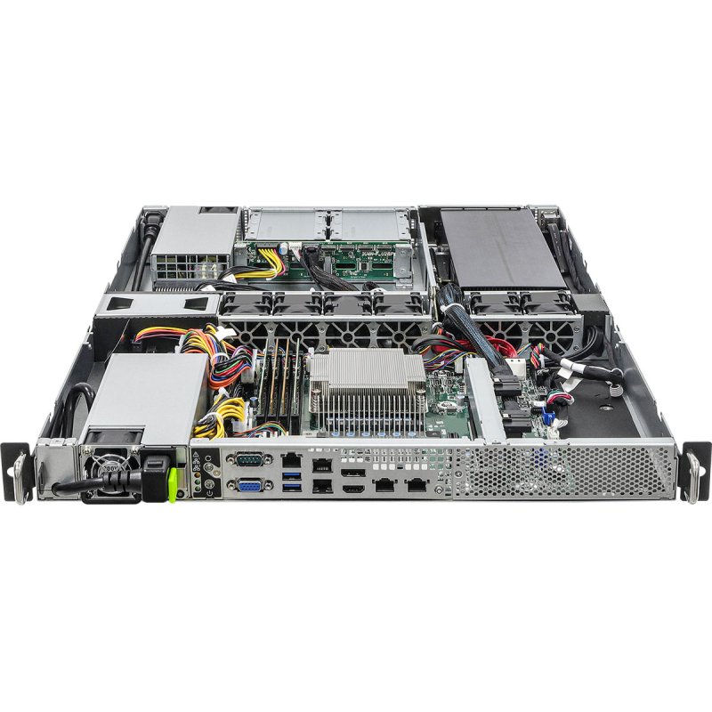 Asrock 1U1G-W680/2L2T serveur barebone Intel W680 LGA 1700 Rack (1 U) Gris