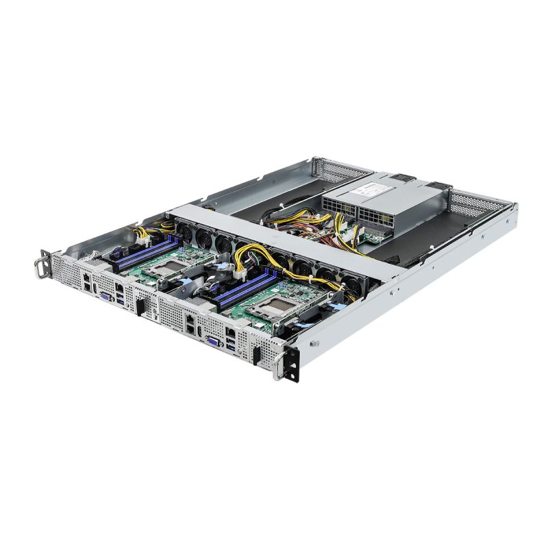 Asrock 1U2N2G-AM5/2T server barebone LGA 1718 Rack (1U)