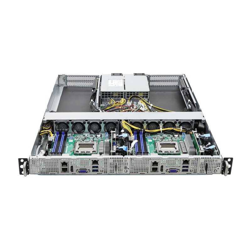 Asrock 1U2N2G-AM5/2T server barebone LGA 1718 Rack (1U)