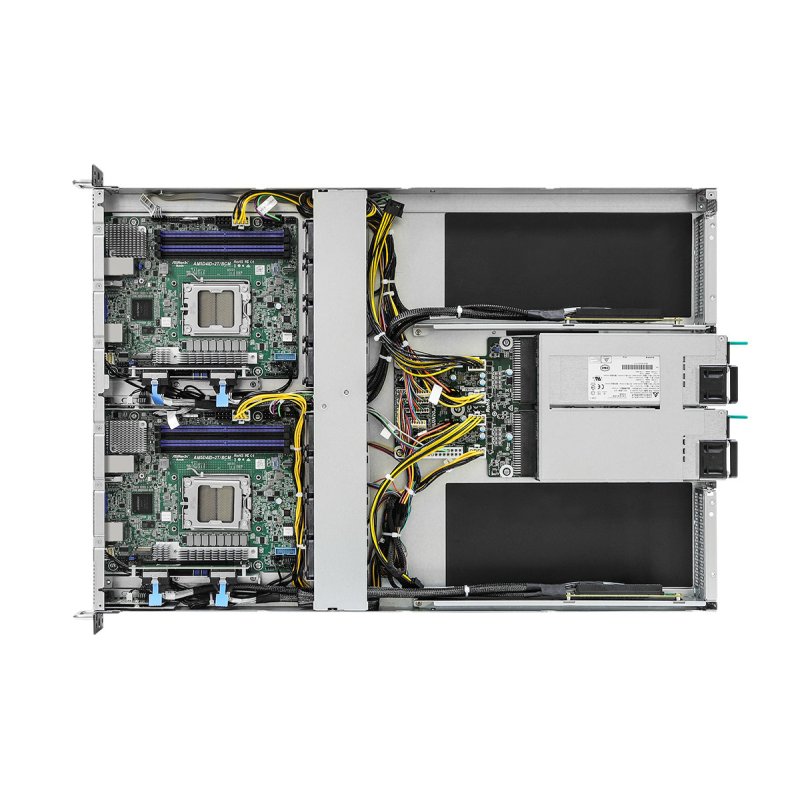 Asrock 1U2N2G-AM5/2T serveur barebone LGA 1718 Rack (1 U)