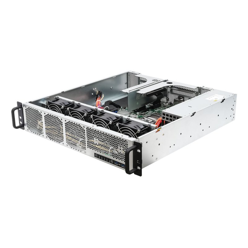 Asrock 2U1G-B650 serveur barebone AMD B650 LGA 1718 Rack (2 U) Argent