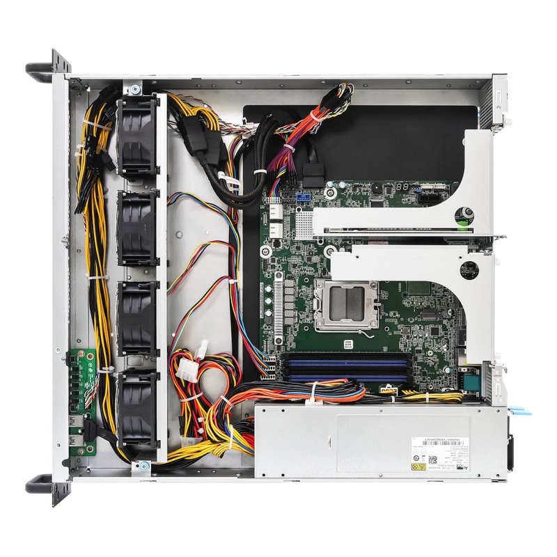 Asrock 2U1G-B650 server barebone AMD B650 LGA 1718 Rack (2U) Silver