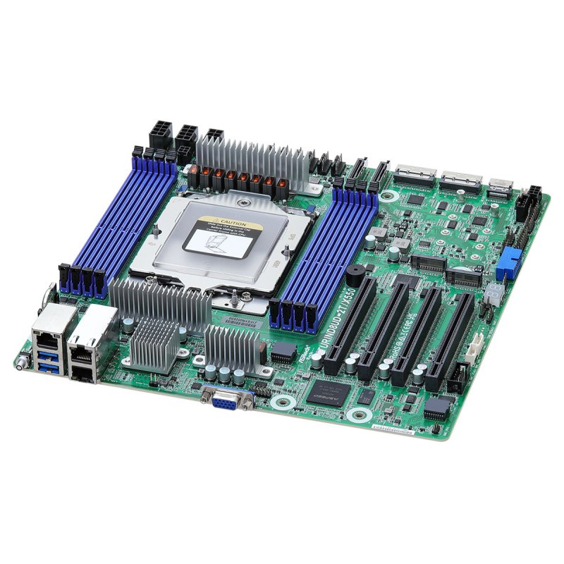 ASRock Mainboard TURIND8UD-2T/X550 Deep Micro-ATX Sockel SP5 Single