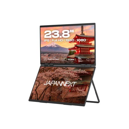 JapanNext FHD Doppelmonitor 60,45cm (23,8")