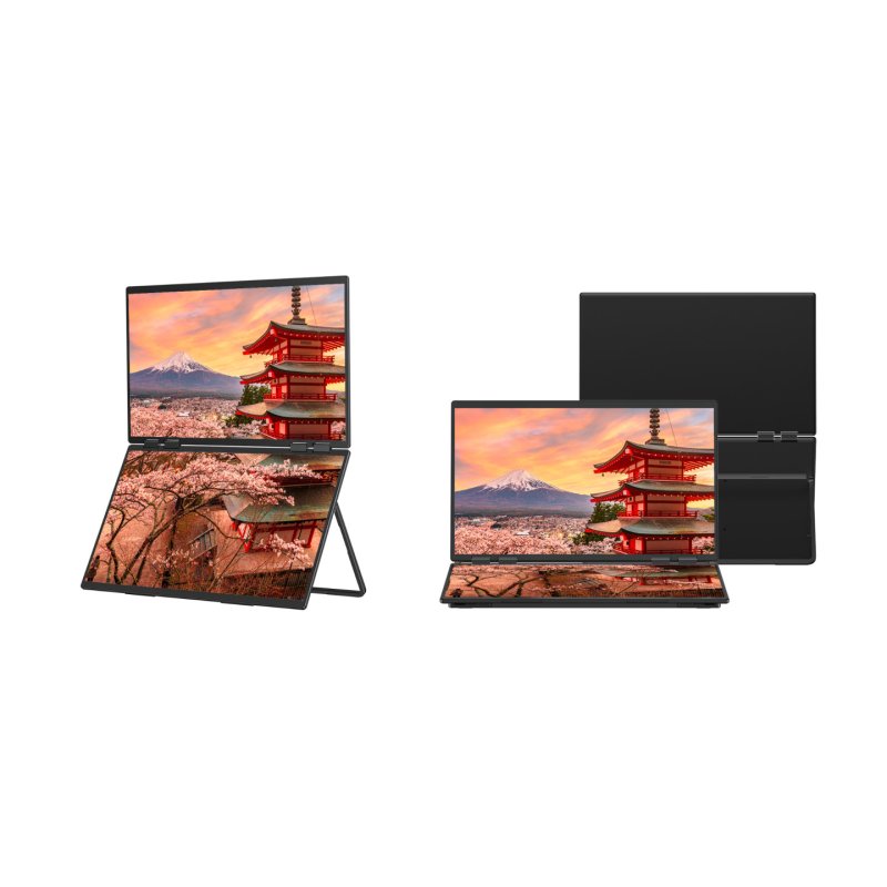 JapanNext FHD Doppelmonitor 60,45cm (23,8")