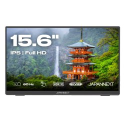 JAPANNEXT JN-MD-I156FHDR-T écran plat de PC 39,6 cm (15.6") 1920 x 1080 pixels Full HD LED Écran tactile Gris