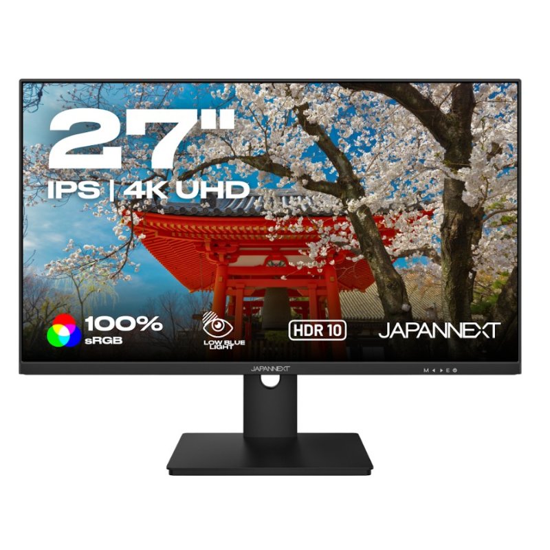 JAPANNEXT JN-IPS270UHD60F écran plat de PC 68,6 cm (27") 3840 x 2160 pixels 4K Ultra HD LED Noir