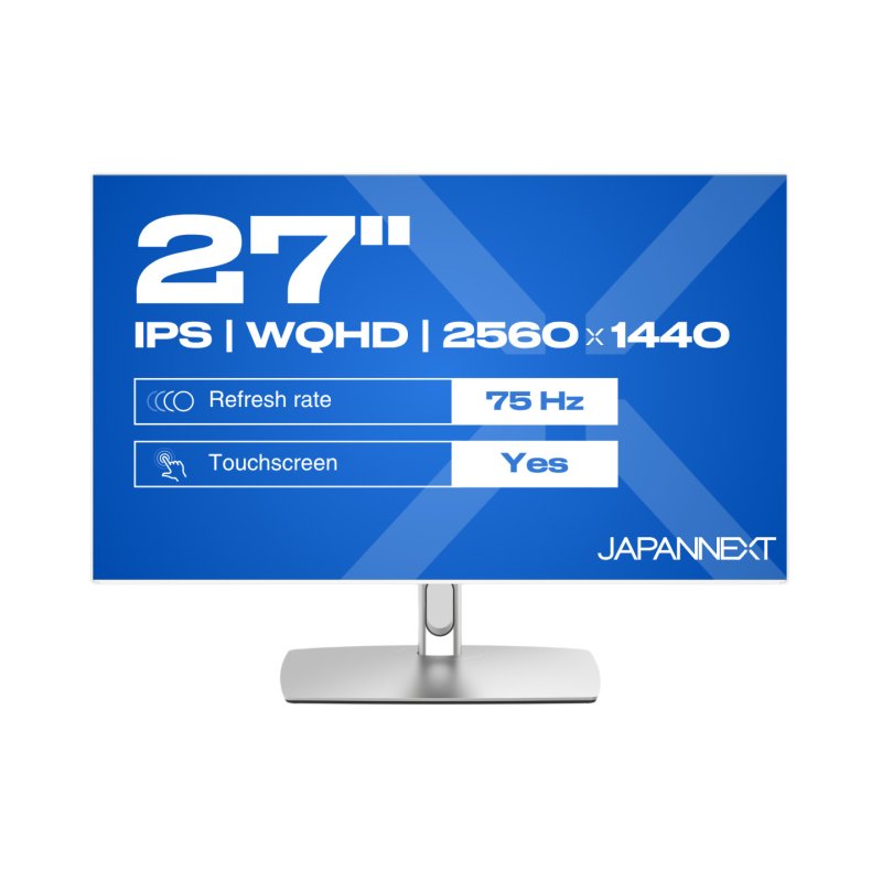 JAPANNEXT JN-IPS27WQHDR-C65W-FLD-T écran plat de PC 68,6 cm (27") 2560 x 1440 pixels Wide Quad HD LCD Écran tactile