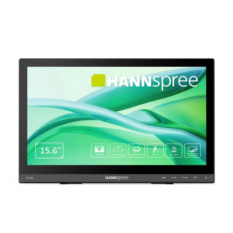 Hannspree HT165HPB écran plat de PC 39,6 cm (15.6") 1920 x 1080 pixels Full HD LCD Écran tactile Noir