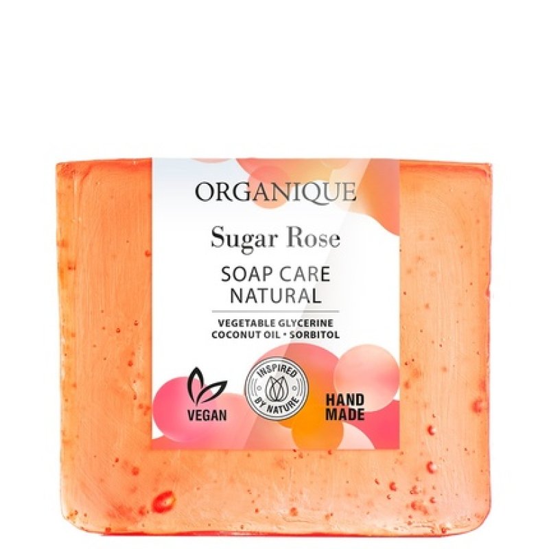 Organique Naturally Caring Soap Sugar Rose 100g