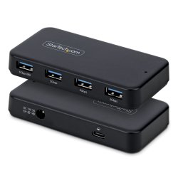HUB USB-A 4 PORTS 5 GBPS A DAPTATEUR SECTEUR 24W INCLUS