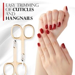 Titania Solingen Cuticle Scissors Gold Plated Top Quality