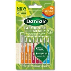 Dentek Eco-Friendly Easy Interdental Brushes - Pack of 8