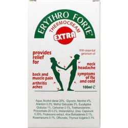 Erythro Forte Thermocream Extra Heating Cream For Muscle Pain And Joints 100ml