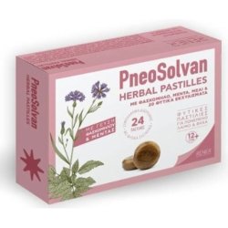 Pneosolvan Herbal Herbal Pastilles With Honey And Sage & Mint Flavor 24 Pieces