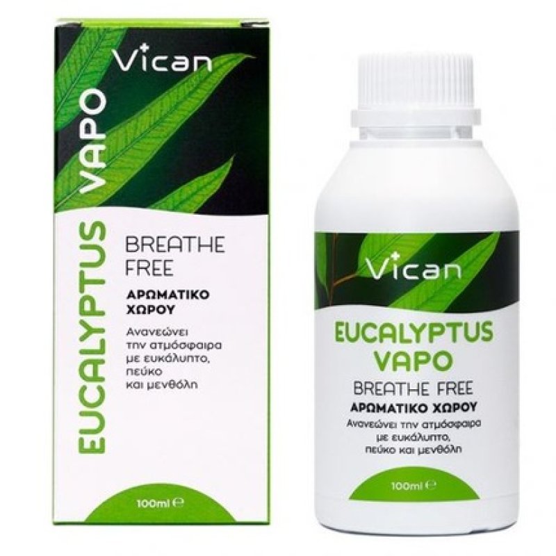 Vican Eucalyptus Vapo Breathe Free Aromatic Room Spray, 100ml