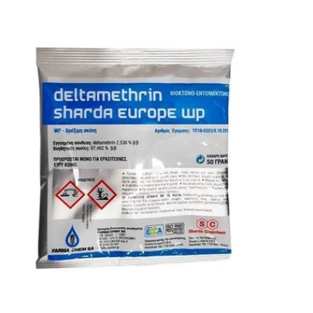 Farma Chem Deltamethrin Sharda Europe Wp Insecticide Powder 50g
