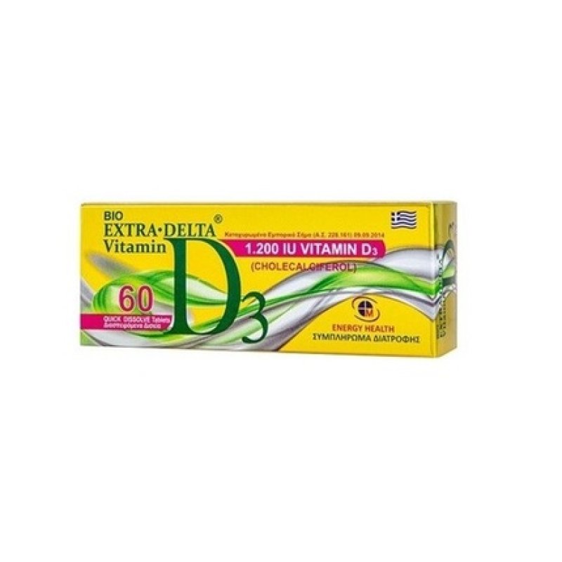 Medichrom Bio Extradelta Vitamin D3 1200iu 60 Tabs