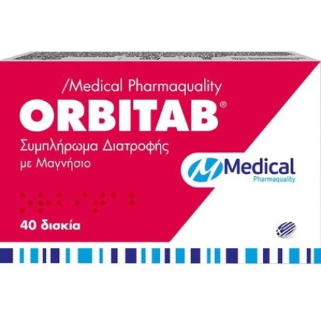 Medical Pharmaquality Orbitab Dietary Supplement With Magnesium - 40 Tablets