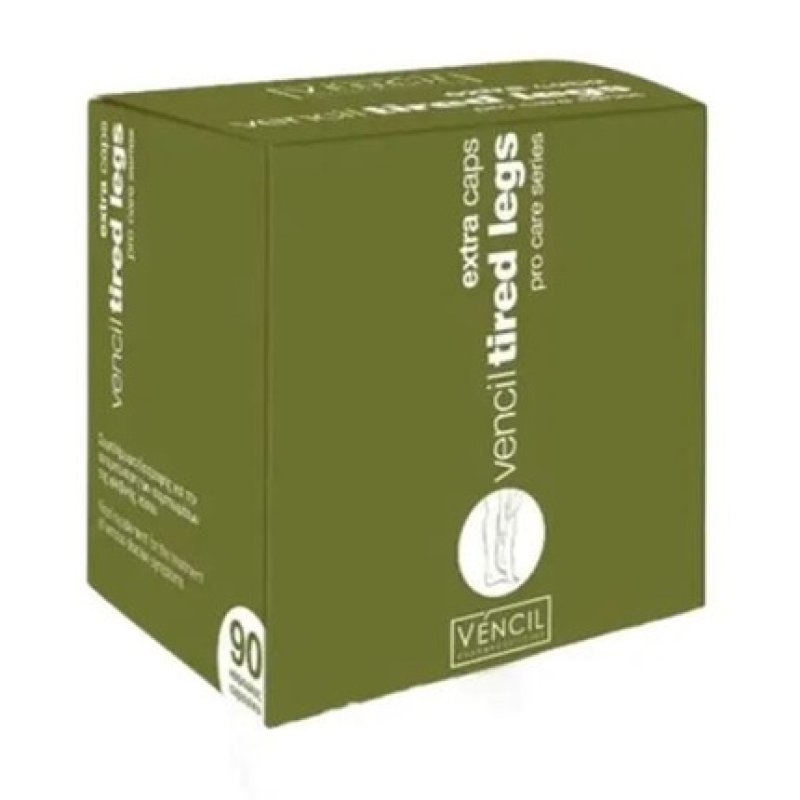 Vencil Tired Legs Extra - Dietary Supplement For The Treatment Of Venous Disease, 90 Capsules