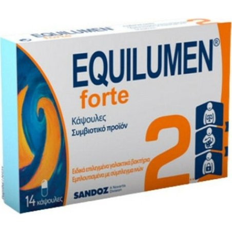 Sandoz Equilumen Forte Probiotic Supplement 14 Capsules