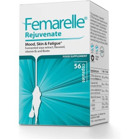 Femarelle Rejuvenate Food Supplements for Mood Skin and Hair Support 55g
