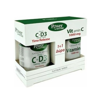 Power Power Health Classics Platinum Range Vitamin C 1000mg Plus D3 1000 International Units 30 Tablets & Vitamin C