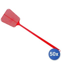 50x Flyswatter Plastic Item 0133 Crazystock Selection