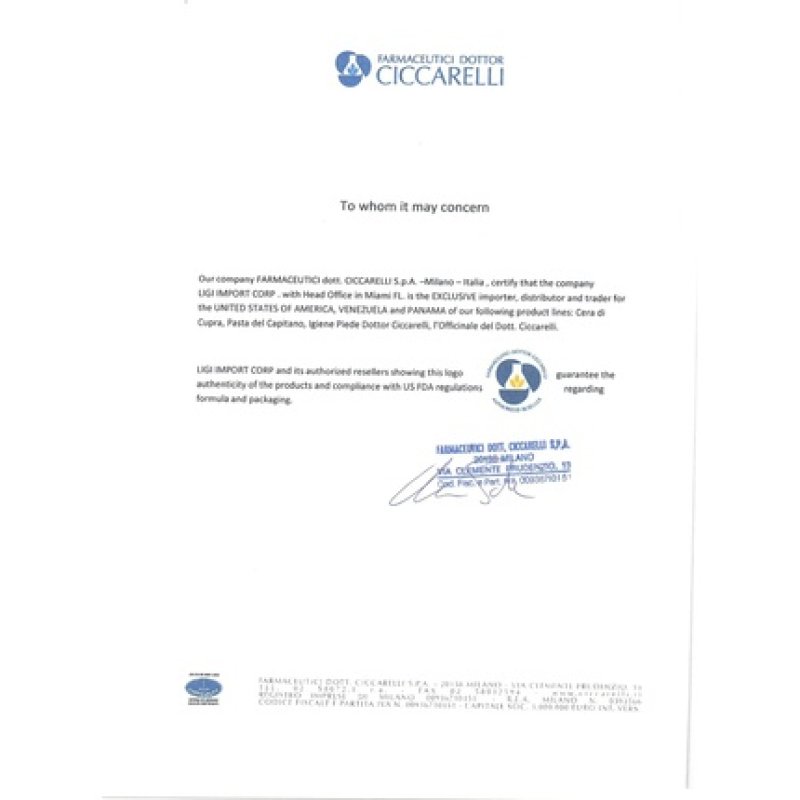 Cera di Cupra Hair Removal Cream for Face and Sensitive Areas 50ml