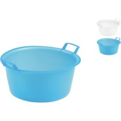 Stefanplast Polyethylene Round Washbasin, 10 Litres, Assorted Colors 10 Litres