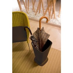 Stefanplast 30601 Storage in Plastic Rattan Look 25.5cm x 25.5cm x 57cm