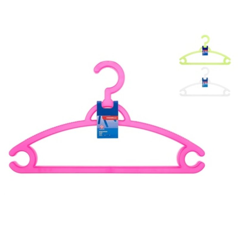 Home Pulindo Universal Clothes Hanger 40 Cm Multicolor Pack Of 2