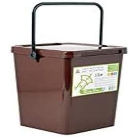 Home Ricybox Moist Storage Box With Lid 10 Liters Plastic Brown 235 X 24 X 295 Cm