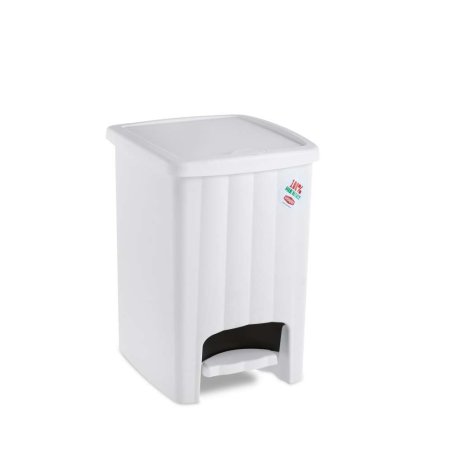 Stefanplast Margherita Pedal Dustbin White 20 Litre