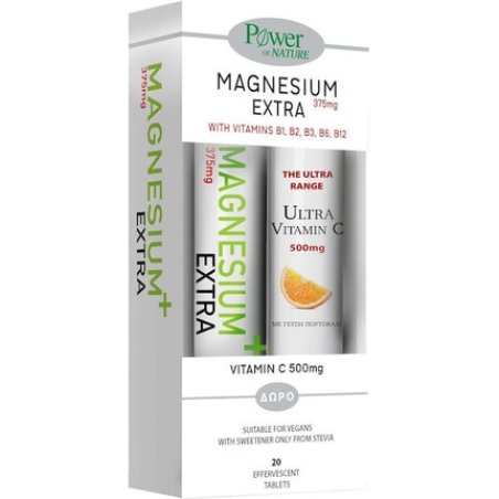 Power Health Magnesium Extra 375mg With Free Vitamin C 500mg