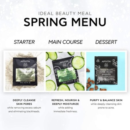 APIVITA Express Beauty Face Mask with Propolis Purifying for Oily Skin