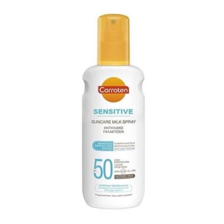 Carroten Carroten Sensitive 4d Sunscreen Milk For The Body Spf 50 Spray 200ml